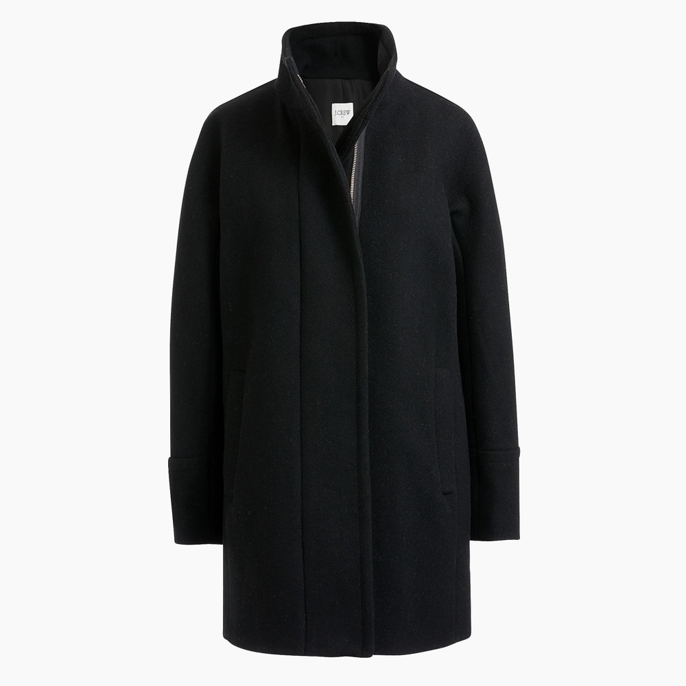 J. Crew City Zippered Pea Coat